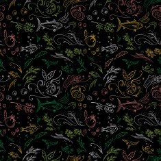 Black food pattern N2