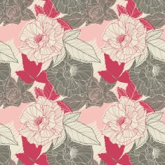 Baroque floral pattern N6