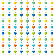 creative love string pattern design
