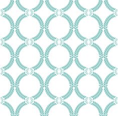 Geometric floral seamless pattern