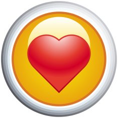 Heart Glossy Vector Icon