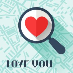 Happy Valentine's illustration in flat style N4