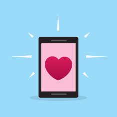 Phone Heart Screen