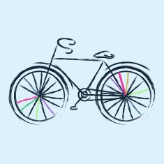 Old-style bicycle N2