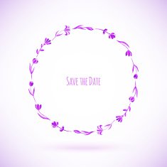 Watercolor wreath N3