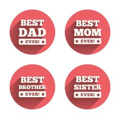 Best mom and dad brother sister icons N9