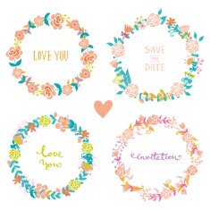 Wedding vintage elements N24