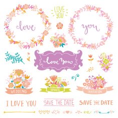 Wedding vintage elements N25