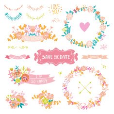 Wedding vintage elements N27