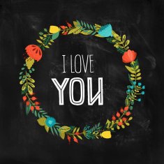 Vector floral wreath N2