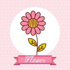 Flowers floral card N26