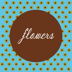 Flowers floral card N30