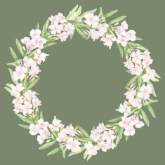 Floral wreath N13
