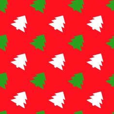 Seamless background with vintage style Christmas trees Illustration can be N2