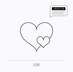 Love hearts icon Lovers sign N13