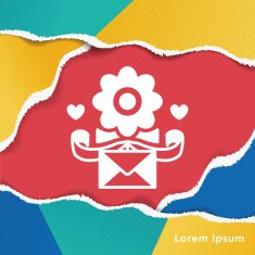 Flower bouquet icon N2