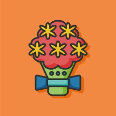 Flower bouquet icon N4