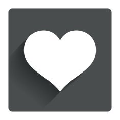 Love icon Heart sign symbol N3