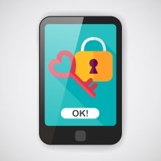 Valentine's Day lover lock flat icon with long shadow eps10 N2