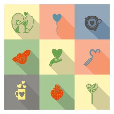 Happy Valentines Day Icons N338