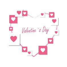 Valentines Day card N28
