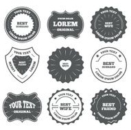 Best wife husband and friend icons N11