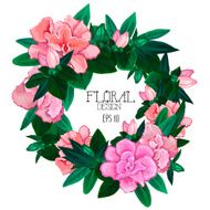 Azalea wreath N2