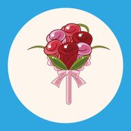 flower bouquet theme elements N3