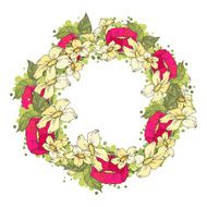 Floral wreath N18