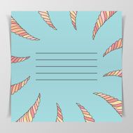 Notebook Cover with Place for Your Text N2