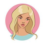 Beautiful female face 2 N2