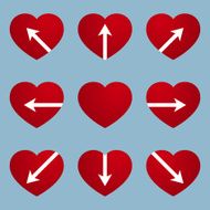 heart with arrow design N5