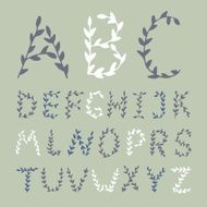 Hand Drawn Alphabet N42