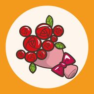 flower bouquet theme elements N4