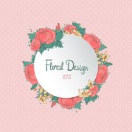 floral frame N130