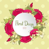 floral frame N133