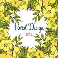 floral frame N134
