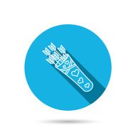 Cupid arrows icon Love weapon sign N7
