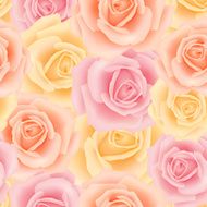 Seamless Pattern with Rose Flowers N5