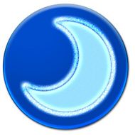 Frozen moon