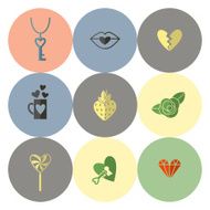 Happy Valentines Day Icons N345