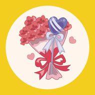flower bouquet theme elements N5