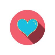 Love heart icon Life sign N23