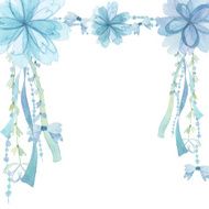 Flower decoration background N3