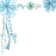 Flower decoration background N4