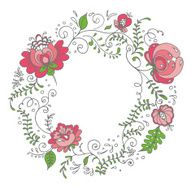Seamless hand-drawn floral pattern Vector illustration N3