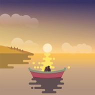 Lovers in Lake
