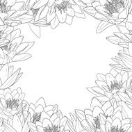 Decorative Floral Frame N22