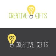 Vector minimalistic gifts store logotype