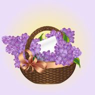 Spring bouquet of lilacs